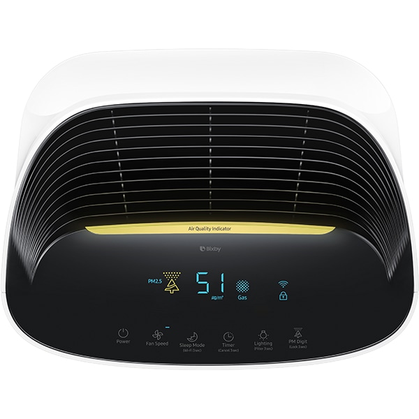 Purificator aer SAMSUNG AX60R5080WD/EU, 3 trepte viteza, Hepa, Wi-Fi, alb-negru