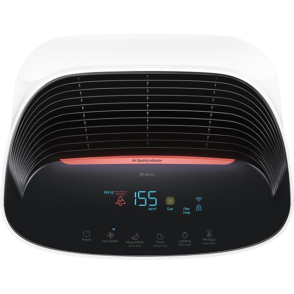 Purificator aer SAMSUNG AX90R7080WD/EU, 3 trepte viteza, Hepa, Wi-Fi, alb-negru
