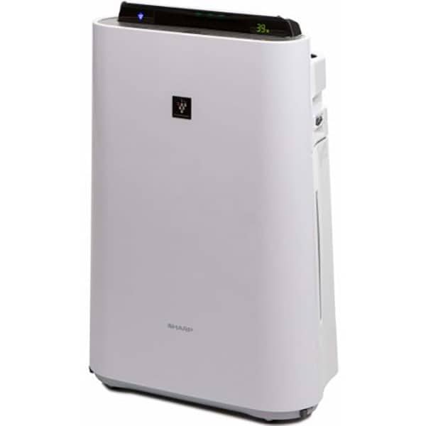 Purificator aer SHARP Plasmacluster KC-D60EUW, 3 trepte viteza, HEPA, ionizare, umidificare, alb-argintiu 
