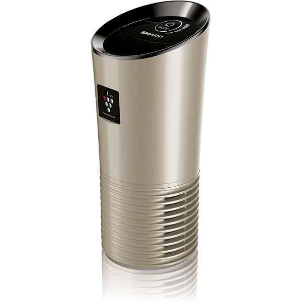 Purificator aer auto SHARP Plasmacluster UJ-GC20E-N, 3 trepte viteza, PM10, ionizare, auriu
