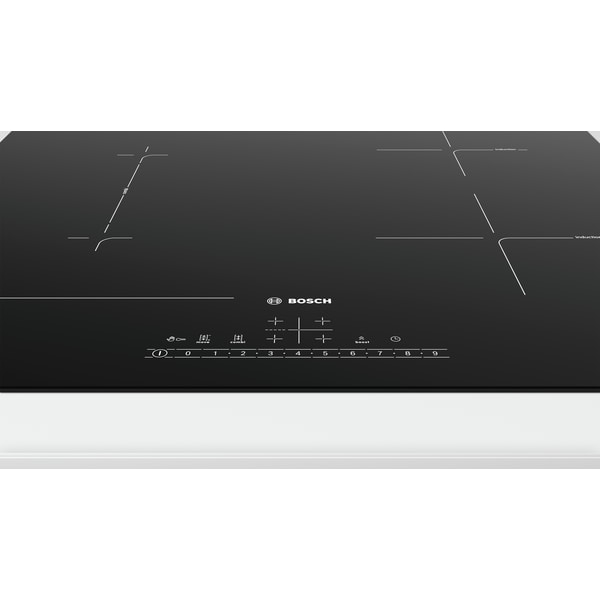 Plita incorporabila BOSCH PVS611FB5E, Inductie, 4 arzatoare, Touch control, negru