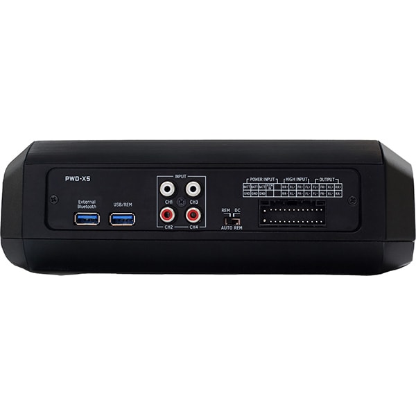 Subwoofer auto activ ALPINE PWD-X5, 165W RMS, 4.1ch, Bluetooth, negru