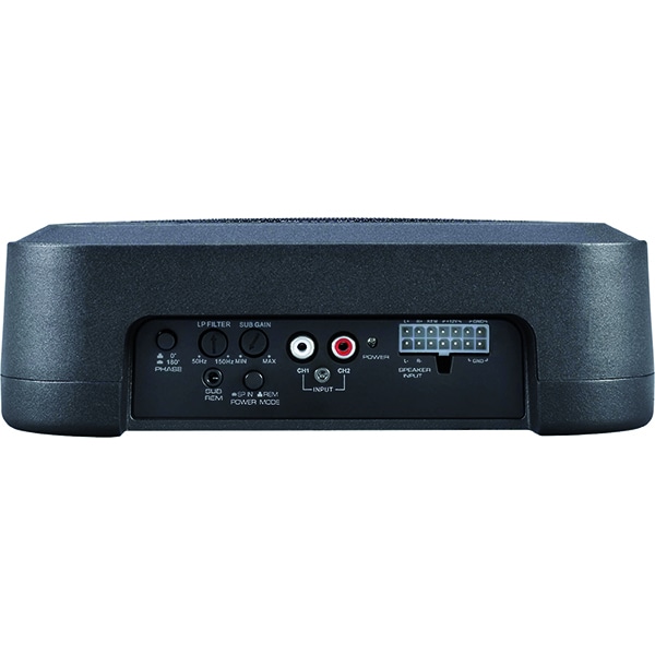 Subwoofer auto activ ALPINE PWE-S8, 120W RMS, 20 cm, negru