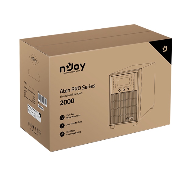 Unitate UPS NJOY Aten Pro 2000, 2000VA, Schuko