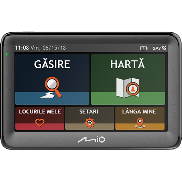 Sistem de navigatie GPS MIO Pilot 15 LM, 5" Touch, 128MB RAM, Full Europa