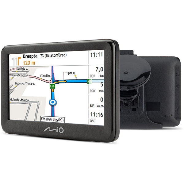 Sistem de navigatie GPS MIO Pilot 15 LM, 5" Touch, 128MB RAM, Full Europa