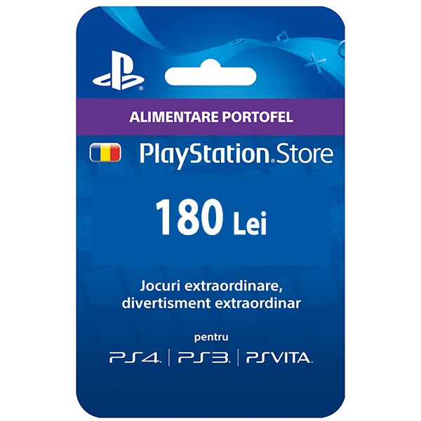 PlayStation Network Card 180 RON (PSN)
