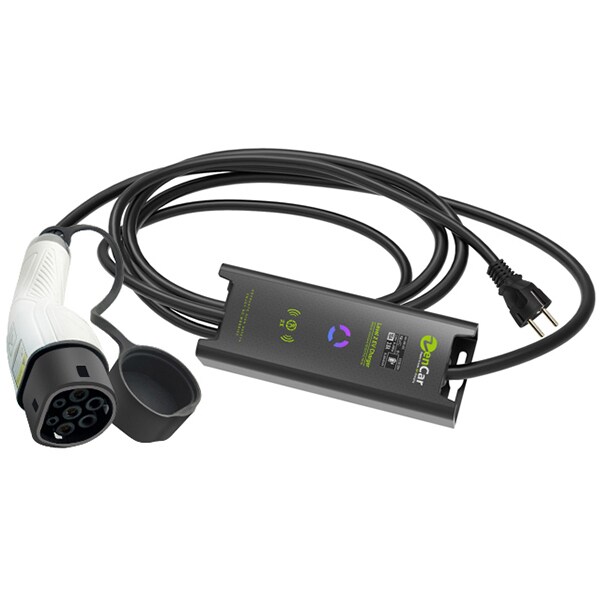 Statie portabila de incarcare masini electrice ZENCAR Z Series, monofazat, 3.7 kW, 16A, Type 2, cablu 5m, negru