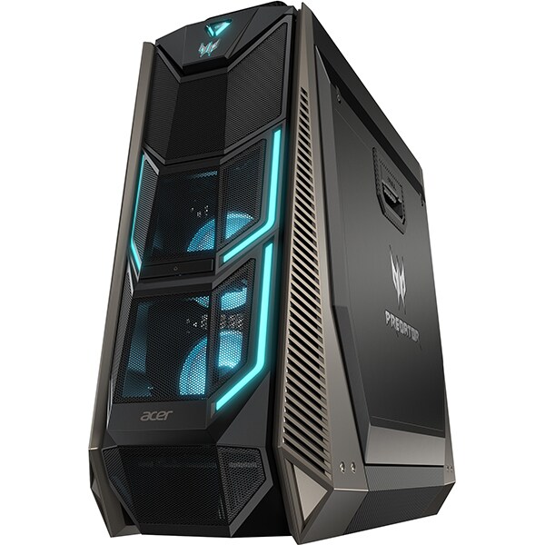 Sistem Desktop Gaming ACER Predator Orion 9000, Intel Core i7-9800X pana la 4.4GHz, 32GB, SSD 1TB + HDD 3TB, NVIDIA GeForce RTX 2080Ti 11GB, Windows 10 Home