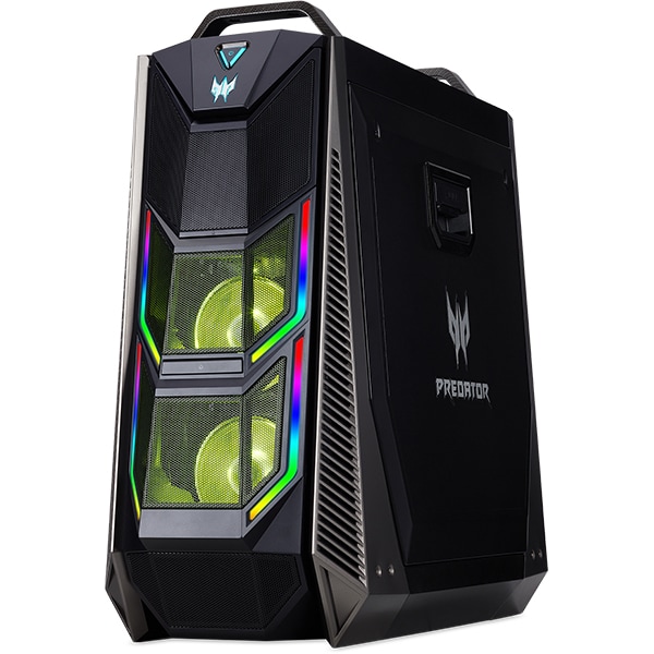 Sistem Desktop Gaming ACER Predator Orion 9000, Intel Core i7-9700K pana la 4.9GHz, 32GB, 2TB + SSD 1TB, NVIDIA GeForce RTX 2070 Super 8GB, Windows 10 Home