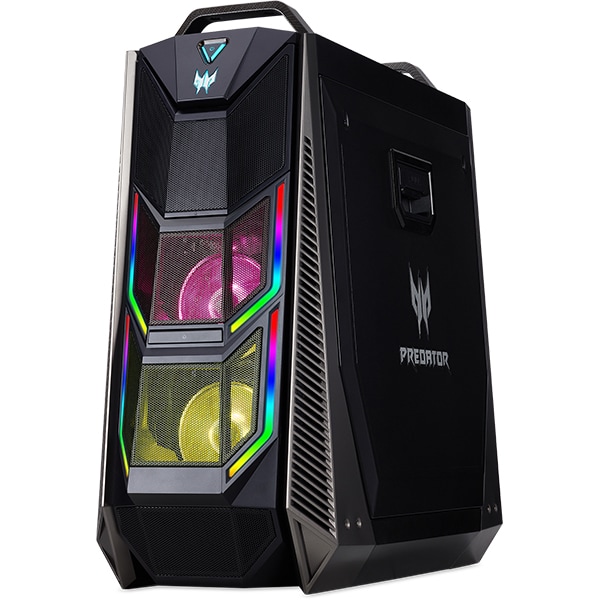 Sistem Desktop Gaming ACER Predator Orion 9000, Intel Core i7-9700K pana la 4.9GHz, 32GB, 2TB + SSD 1TB, NVIDIA GeForce RTX 2070 Super 8GB, Windows 10 Home