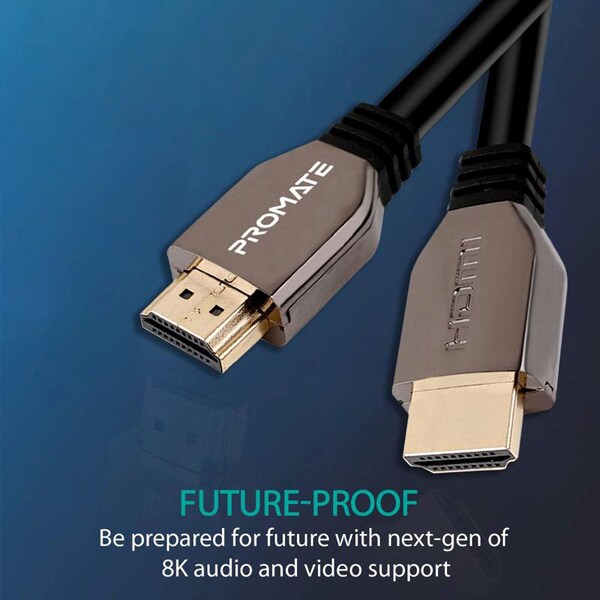 Cablu HDMI PROMATE proLink8K-200 vers 2.1, 8K, 2m, negru