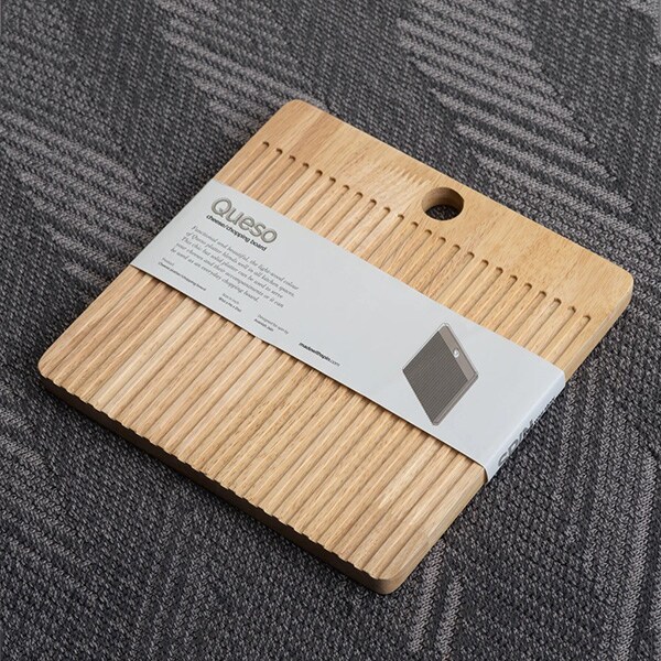 Platou branzetruri SPIN Queso, 25 x 2.5 cm, lemn, natur