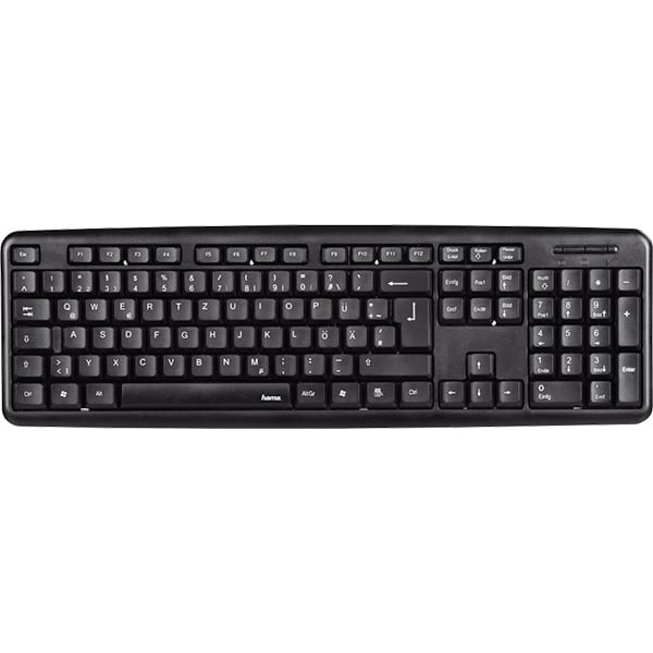Tastatura cu fir HAMA Verano, USB, Layout RO, negru