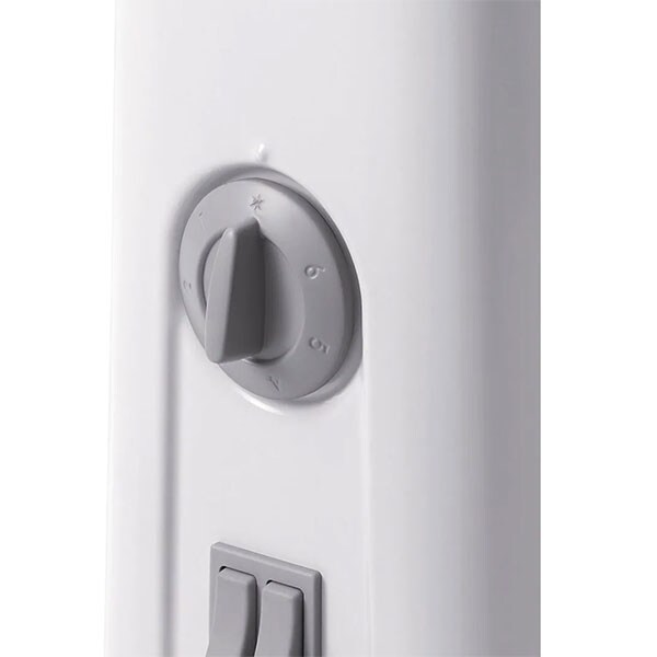 Convector electric de podea/perete DELONGHI HCM2030, 3 trepte putere, 2000W, Termostat reglabil, alb-gri