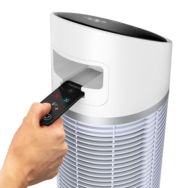 Aeroterma ROWENTA Silent Comfort 3 in 1 HQ8110F0, 3 trepte viteza, 2400W, alb-gri