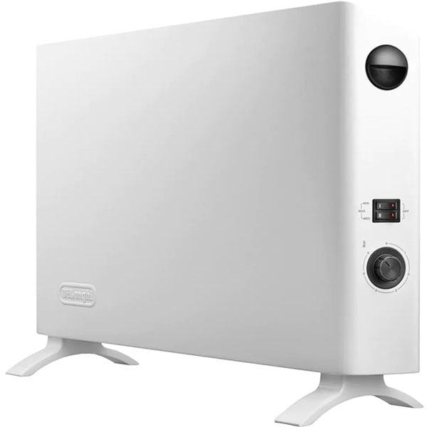 Convector electric de podea DELONGHI HSX 2320F, 3 trepte putere, 2000W, Termostat reglabil, alb-negru