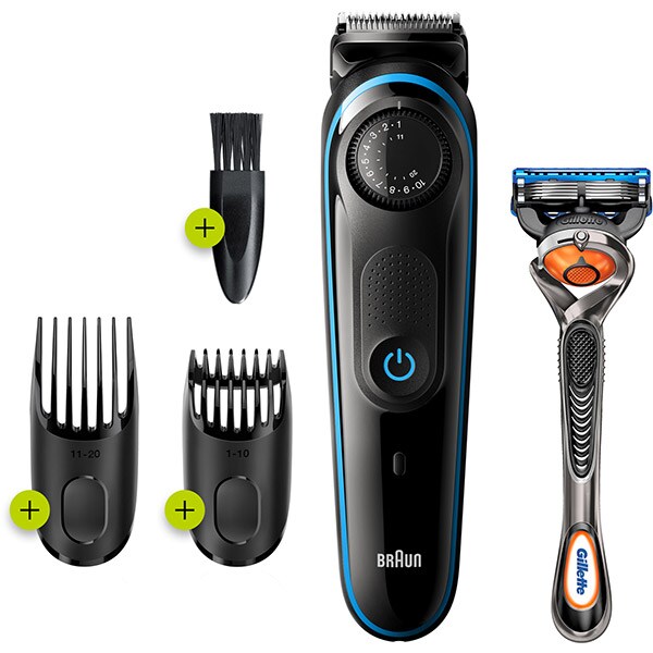 Aparat de ras BRAUN BT3240, acumulator, autonomie 100 min, negru