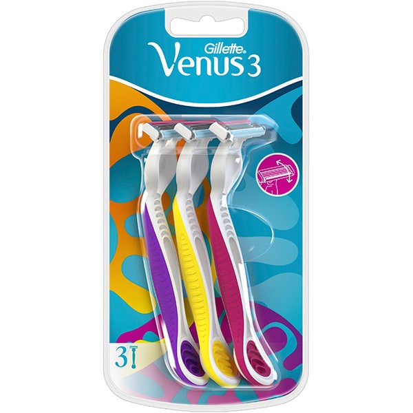 Aparat de ras de unica folosinta GILLETTE Venus, Femei, 3 bucati