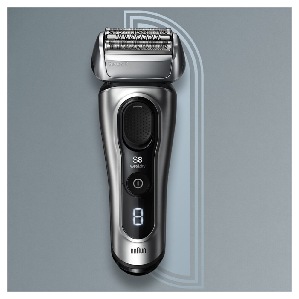 Aparat de ras BRAUN Series 8 8417s, acumulator, autonomie 60 min, gri