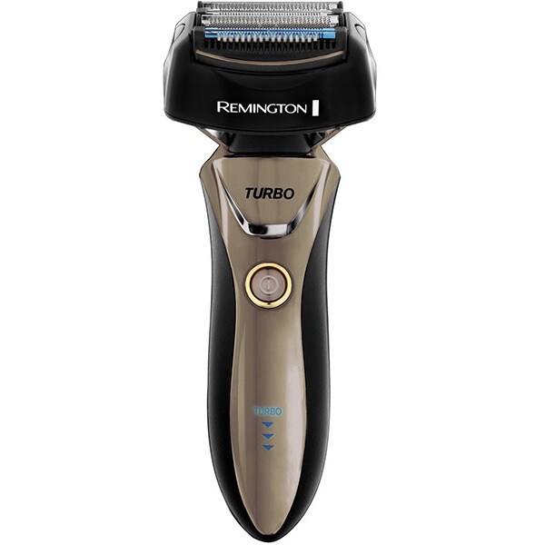 Aparat de ras REMINGTON Power Advanced F9200, acumulator, autonomie 120 min, Functie turbo, auriu