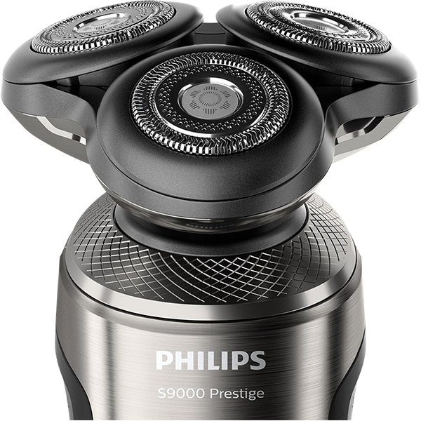Aparat de ras PHILIPS Prestige SP9860/13, incarcare Qi, autonomie 60 min, Afisaj digital, negru-gri