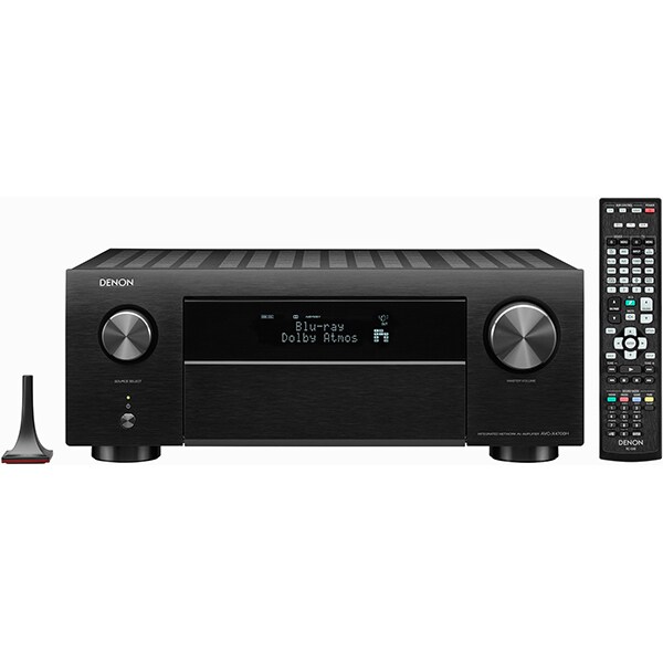 Receiver AV DENON AVC-X4700H, 710W, Wi-Fi, Bluetooth, Ethernet, Dolby Atmos, negru