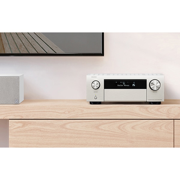 Receiver AV DENON AVC-X4700H, 125W, Wi-Fi, Bluetooth, Ethernet, Dolby Atmos, DTS:X, argintiu