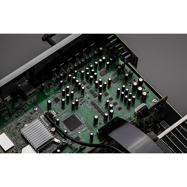 Receiver AV DENON AVR-X1700H DAB, 145W, Bluetooth, Wi-Fi, Dolby Atmos, DTS:X, negru
