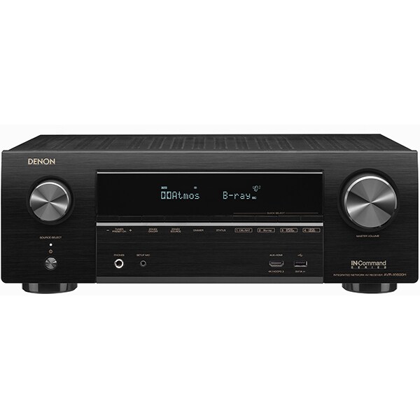 Receiver AV DENON AVR-X2700H, 125W, Bluetooth, Wi-Fi, Dolby Atmos, DTS:X, negru