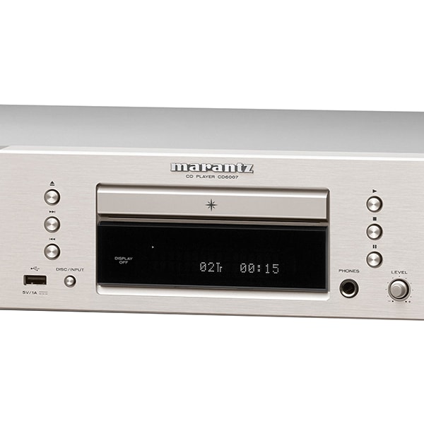 CD Player MARANTZ CD6007, 2.1, RCA, USB, argintiu