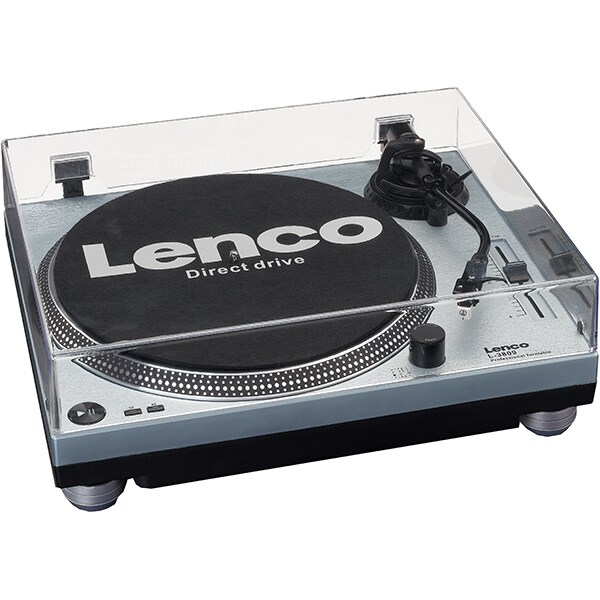 Pick-up LENCO L-3809ME, RCA, USB, argintiu