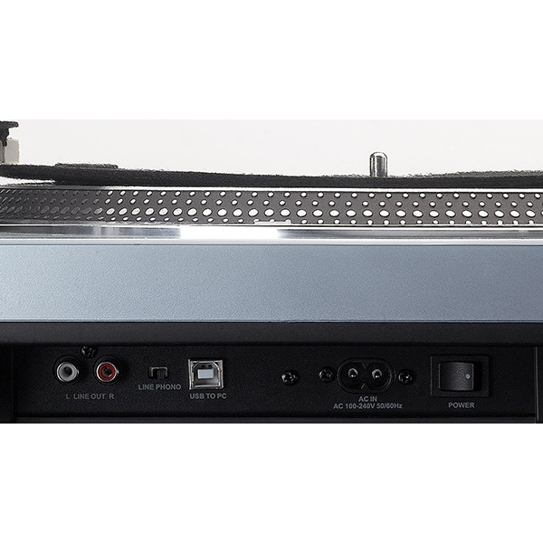 Pick-up LENCO L-3809ME, RCA, USB, argintiu