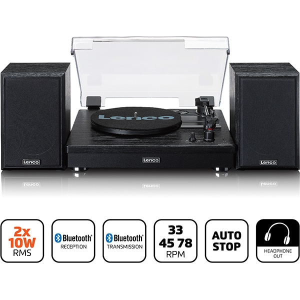 Pick-up LENCO LS-101BK, RCA, negru