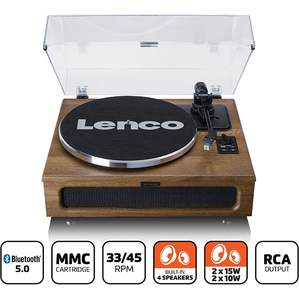 Pick-up LENCO LS-410WA, RCA, lemn   