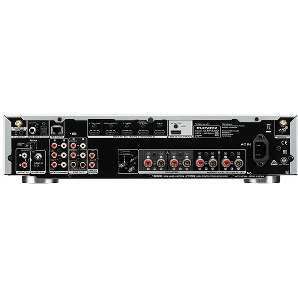 Receiver AV stereo MARANTZ NR1200, 75W, Wi-Fi, Bluetooth, Ethernet, argintiu