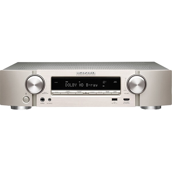 Receiver AV MARANTZ NR1510, 80W, Bluetooth, Wi-Fi, argintiu