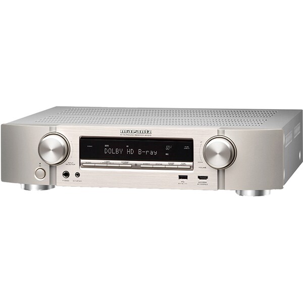 Receiver AV MARANTZ NR1510, 80W, Bluetooth, Wi-Fi, argintiu