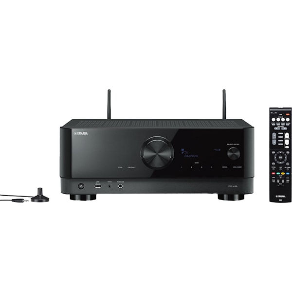 Receiver AV YAMAHA RX-V4A, 115W, Dolby TrueHD, negru