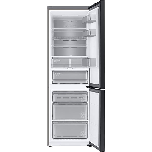 Combina frigorifica SAMSUNG RB34A7B5E22/EF, Bespoke, No Frost, 344 l, H 185.3 cm, Clasa E, All-Around Cooling, negru