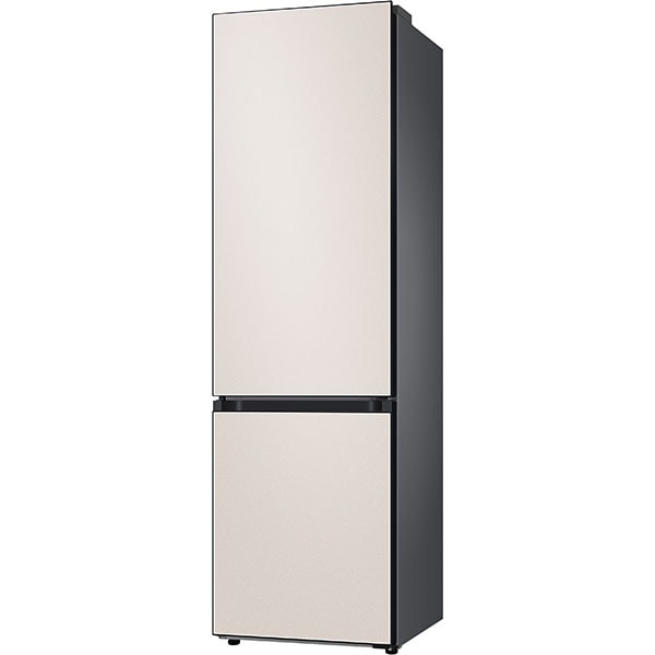 Combina frigorifica SAMSUNG RB38A6B1DCE/EF, Bespoke, No Frost, 390 l, H 203 cm, Clasa D, All-Around Cooling, bej