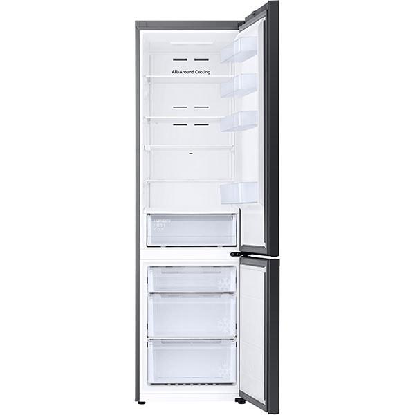 Combina frigorifica SAMSUNG RB38A6B1DCE/EF, Bespoke, No Frost, 390 l, H 203 cm, Clasa D, All-Around Cooling, bej
