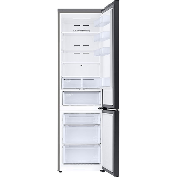 Combina frigorifica SAMSUNG RB38A6B3DB1/EF, No Frost, 390 l, H 203 cm, Clasa D, All-Around Cooling, negru
