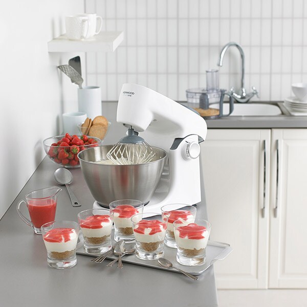 Robot de bucatarie KENWOOD MultiOne KHH300WH, vas 4.3l, 1000W, 6 trepte viteza, alb-argintiu