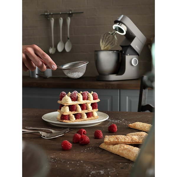 Robot de bucatarie KENWOOD Chef XL Titanium KVL8320S, vas 6.7l, blender 1.6l, 1700W, viteza variabila, argintiu