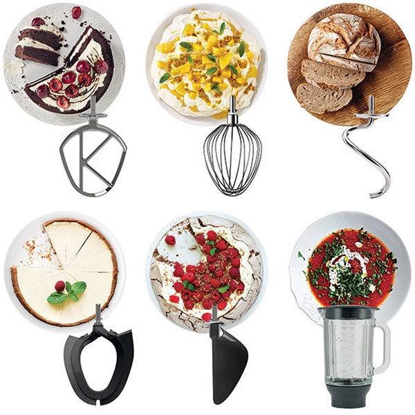 Robot de bucatarie KENWOOD Chef XL Titanium KVL8320S, vas 6.7l, blender 1.6l, 1700W, viteza variabila, argintiu