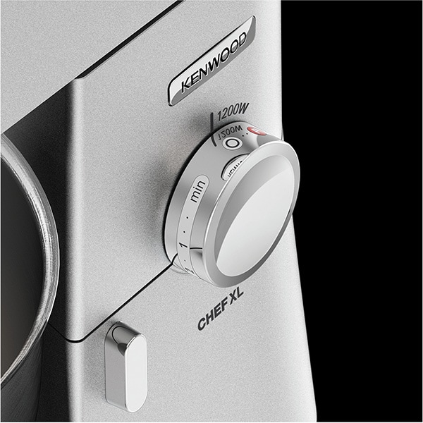Robot de bucatarie KENWOOD Chef XL KVL4100S, vas 6.7l, 1200W, viteza variabilia, argintiu