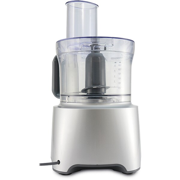 Robot de bucatarie KENWOOD Multipro Compact FDP301SI, vas 2.1l, blender 1.2l, 800W, 2 trepte viteza, argintiu