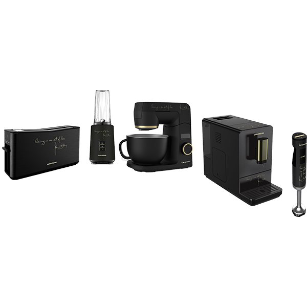 Robot de bucatarie GRUNDIG Massimo Bottura KMP8650MBC, vas 4.6l, 1000W, 12 trepte viteza, negru