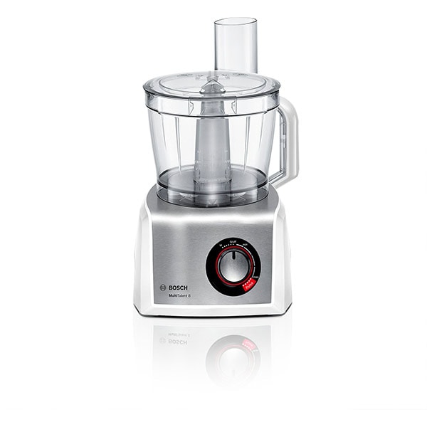 Robot de bucatarie BOSCH MultiTalent 8 MC812S814, vas 3.9l, blender 1.5l, 1250W, viteza variabila, alb-argintiu